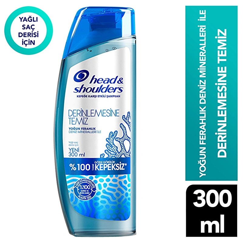 Head & Shoulders Şampuan Derinlemesine Temizlik Saç Derisi Detoks 300 ml