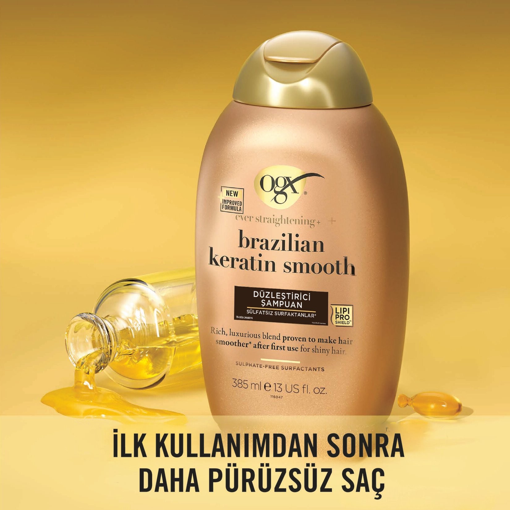 Ogx Düzleştirici Brezilya Keratin Şampuan 385 ml