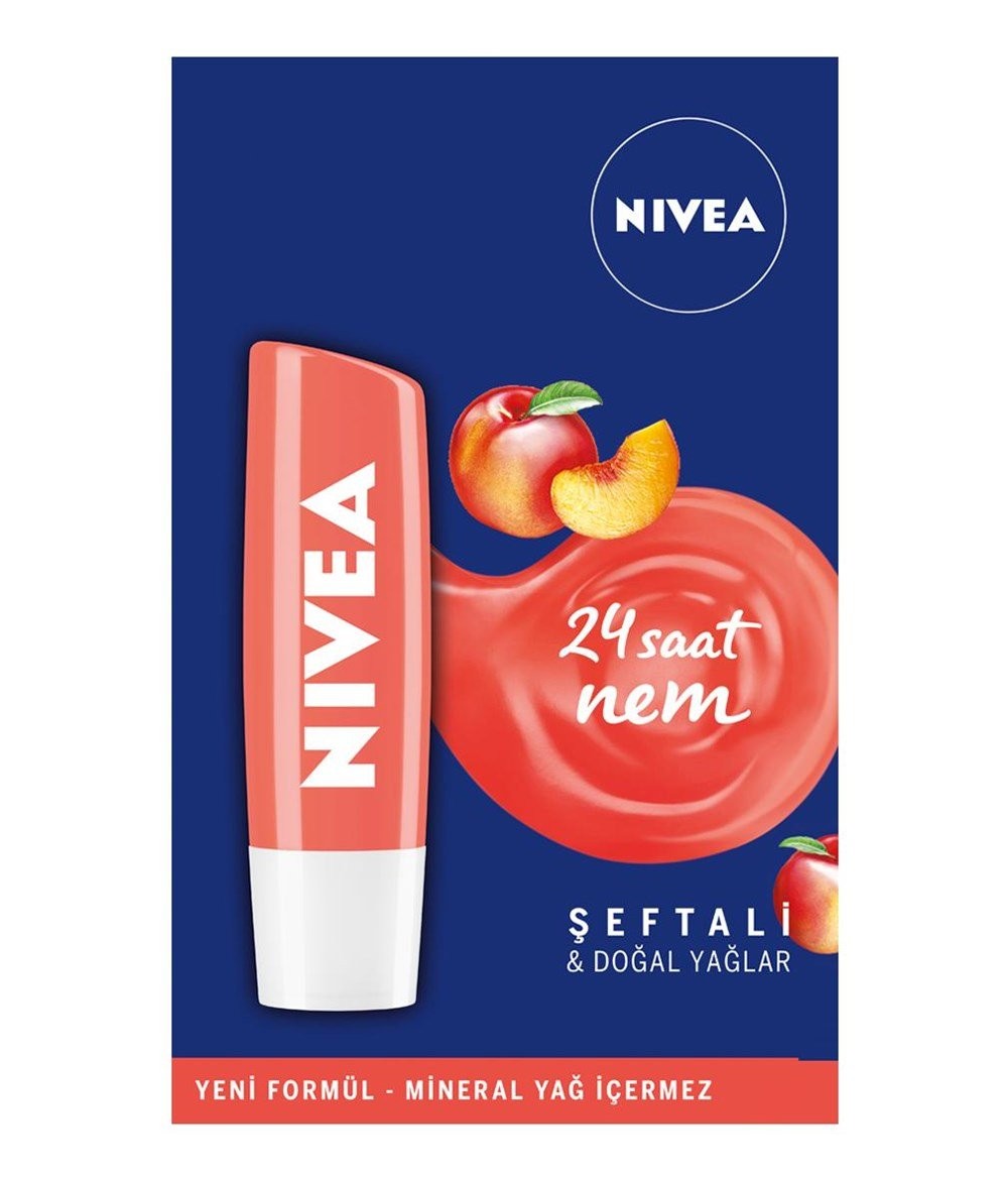 Nivea Dudak Bakım Kremi Şeftali Özlü 4,8g