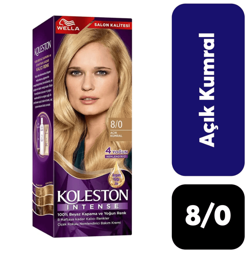 Koleston Intense Saç Boyası 8/0 Açık Kumral