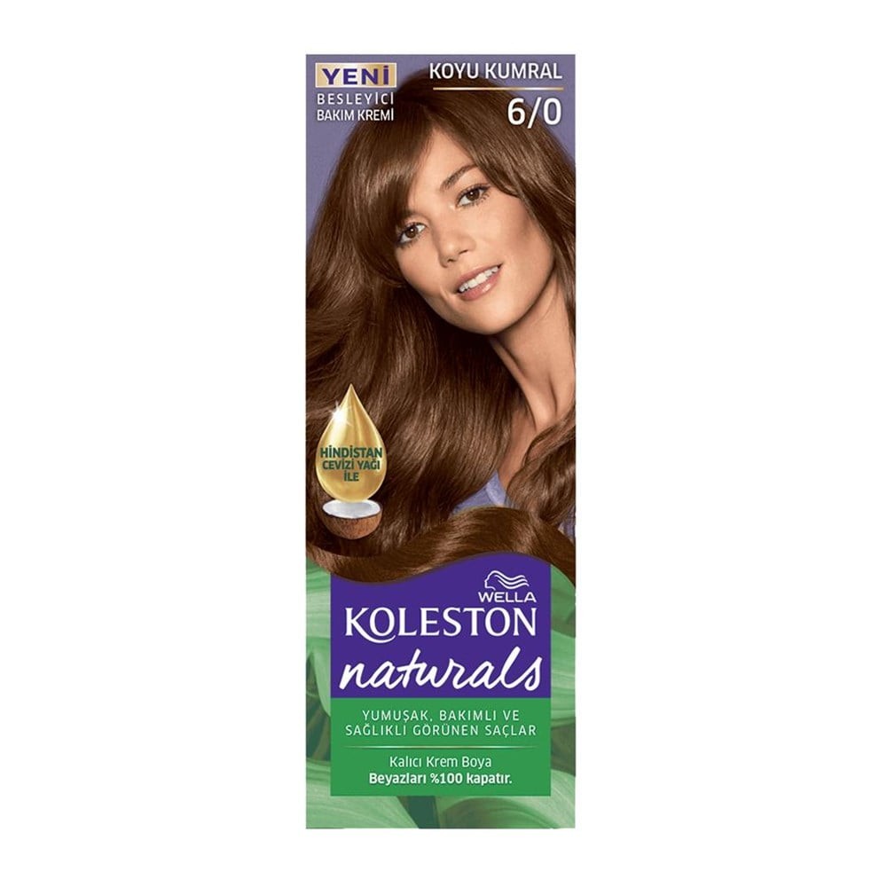 Koleston Naturals Saç Boyası Kit 6/0 Koyu Kumral