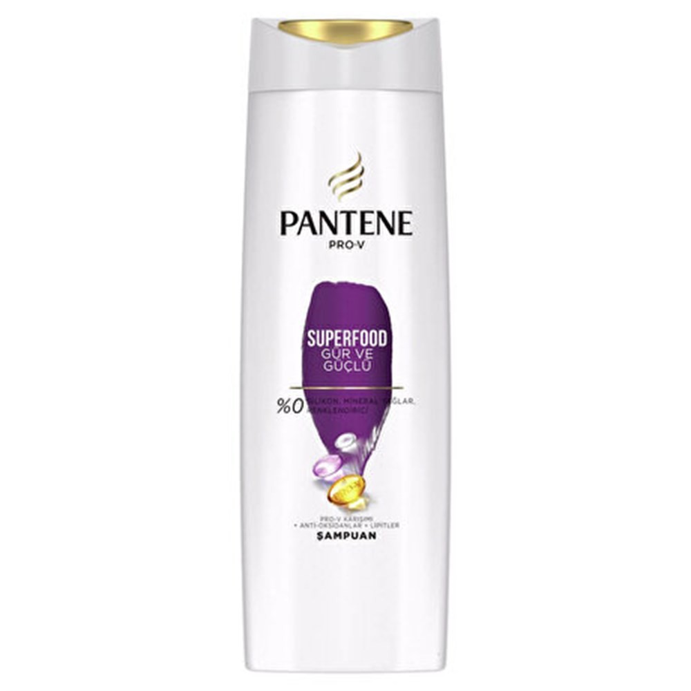 Pantene Şampuan Superfood Gür & Güçlü 400 ml