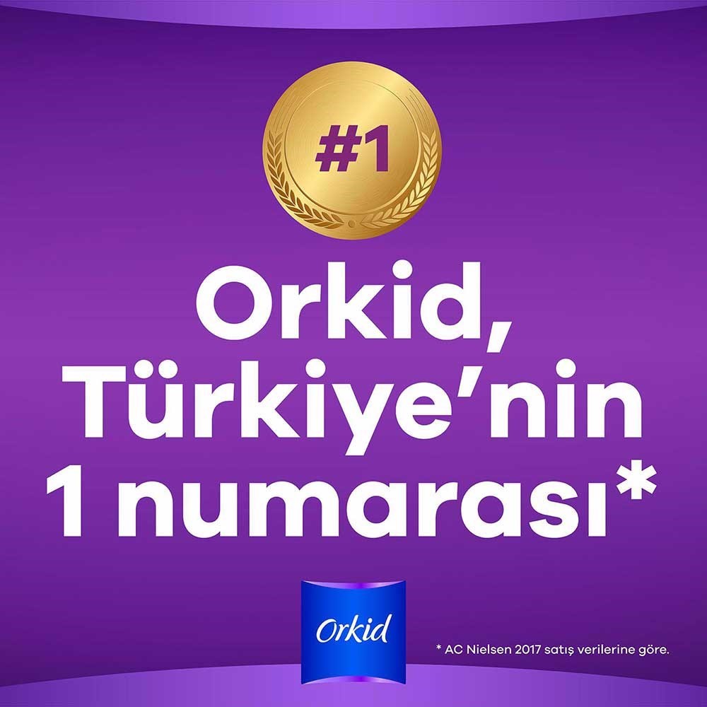 Orkid Platinum Hijyenik Ped Gece Tekli Paket 6lı