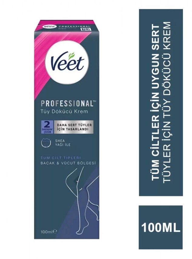 Veet Professıonal Tuy Dokucu Krem 100ml Tum Cıltler