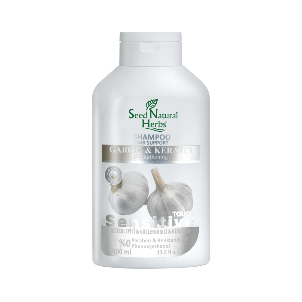 Seed Natural Herbs Sarımsaklı ve Keratinli Şampuan 400 ml