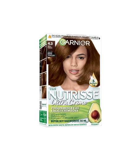 Garnier Nutrisse Ultra Creme Saç Boyası 4.3 Altın Kahve