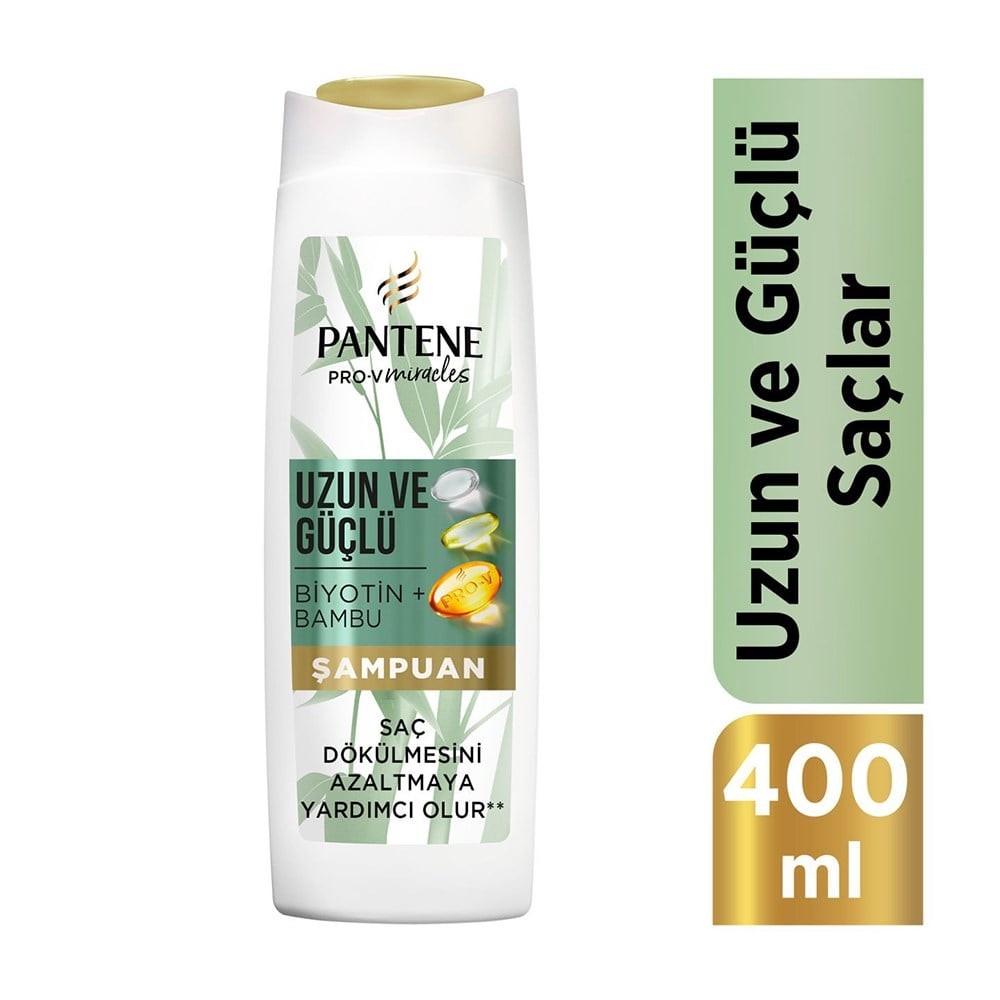 Pantene Şampuan Miracles Bambu&amp;Biotin 400 ml
