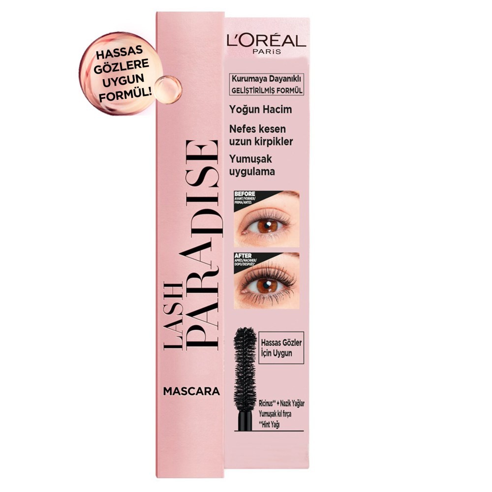 Loreal Paris Lash Paradise Siyah Maskara