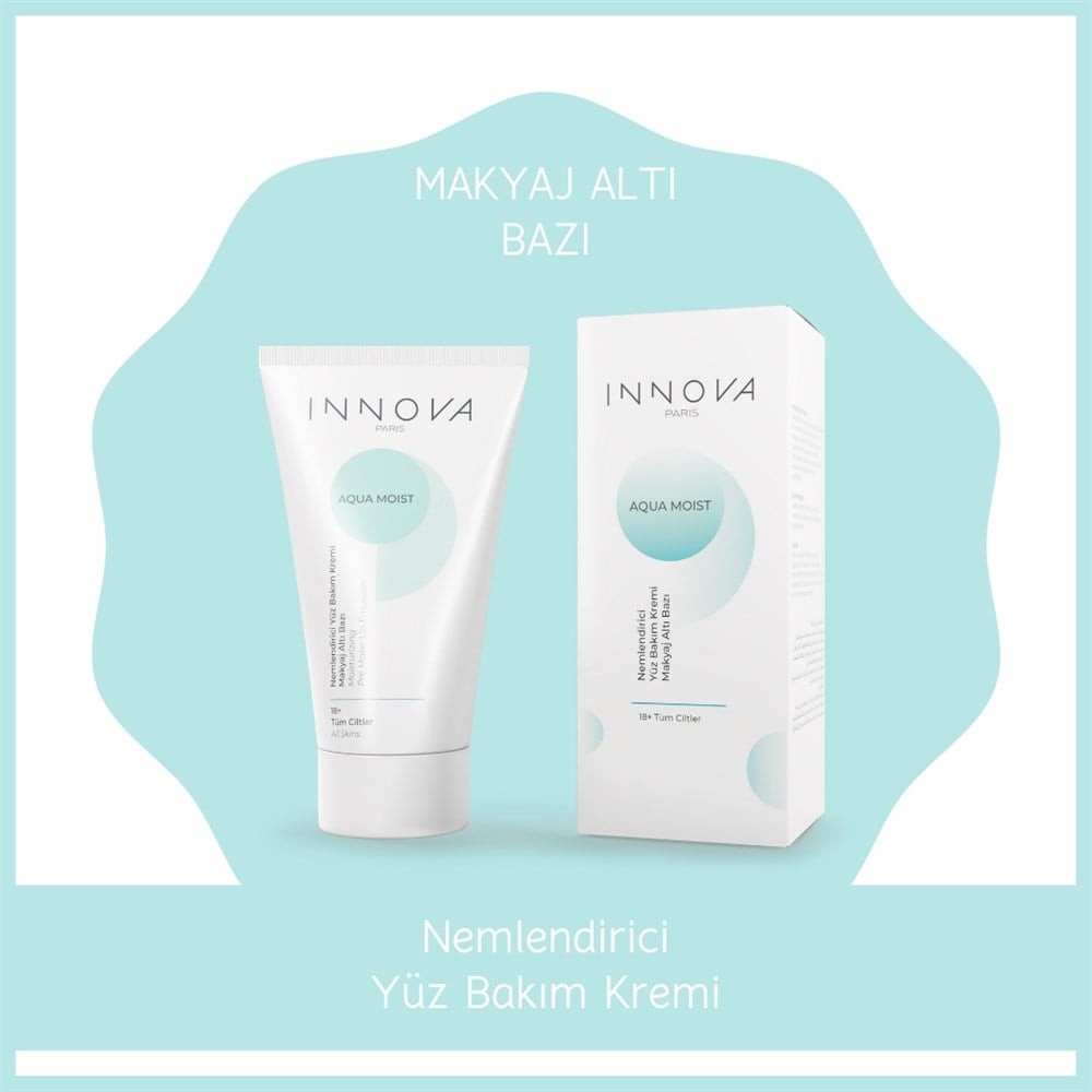 Innova Aqua Moist Makyaj Altı Bazı Nemlendirici Emülsiyon Günlük Bakım 50 ml