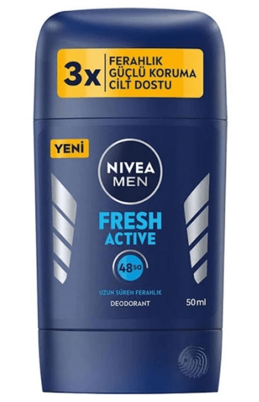 Nivea Men Erkek Roll On Stick Fresh Active Deodorant 50 ml