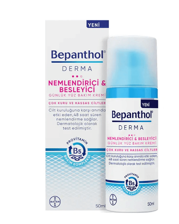 Bepanthol Derma Nemlendirici Besleyici Yüz Bakım Kremi 50 ml