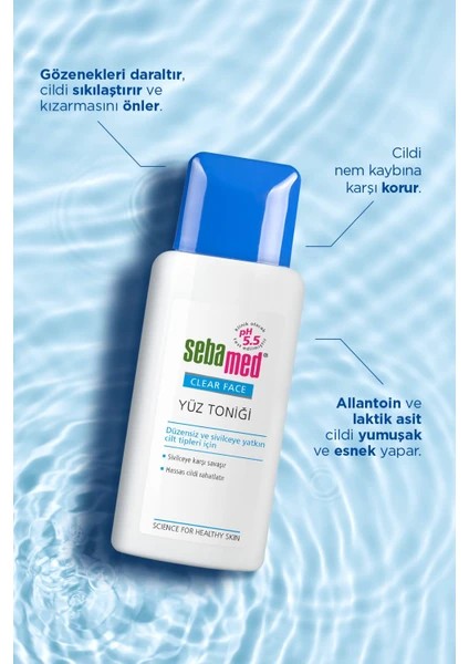Sebamed Temizleyici Yüz Toniği - Sivilce, Siyah Nokta ve Cilt Pürüzleri İçin 150 ml