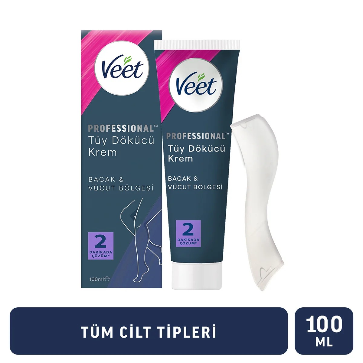 Veet Professıonal Tuy Dokucu Krem 100ml Tum Cıltler