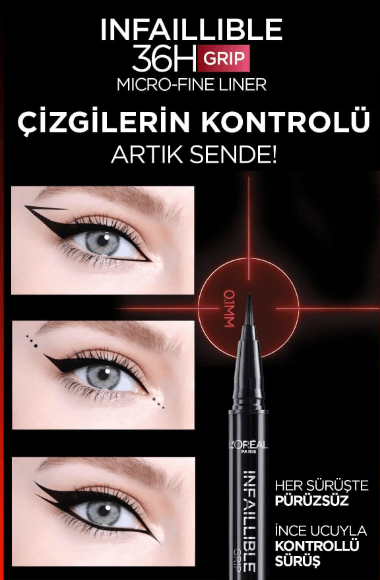 Loreal Infaillible Mıcro Lıner 01 Obsıdıan