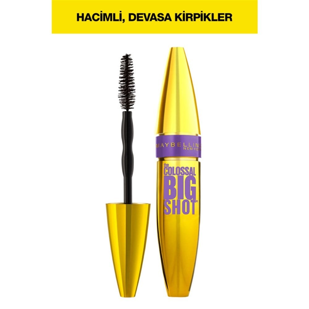 Maybelline New York Siyah Maskara - The Colossal Big Shot Volume Express Mascara Black