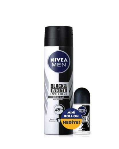 Nivea Erkek Deodorant Black & White Invisible Original 150 ml