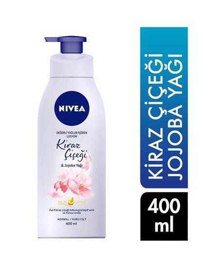 Nivea Kiraz Çiçegi &amp; Jojoba Yağı Vücut Losyonu 400 ml