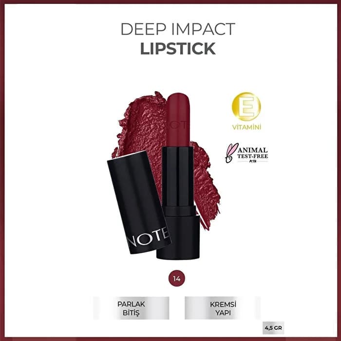 Note Deep Impact Lıpstıck 14