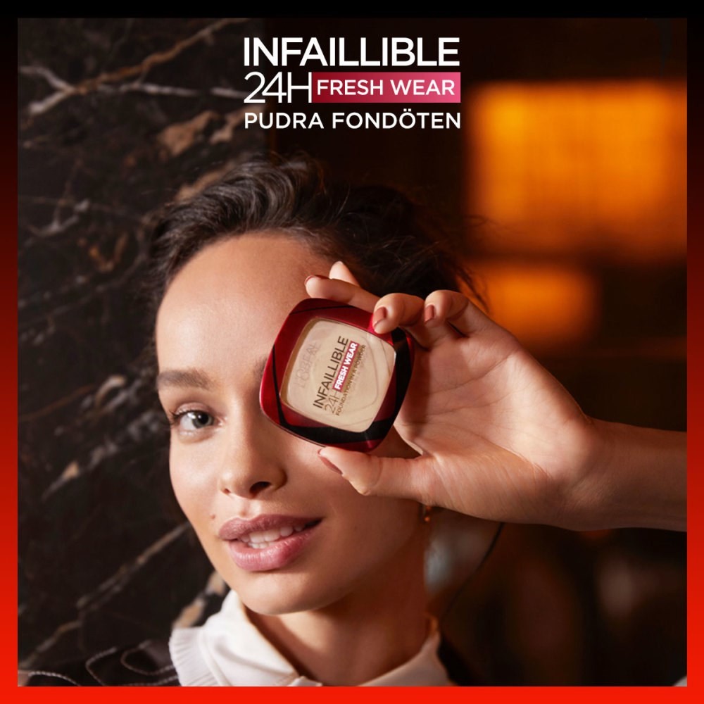 Loreal Infaillible Pudra Fondöten 24H Fresh Wear Compact Powder 120 Vanilla