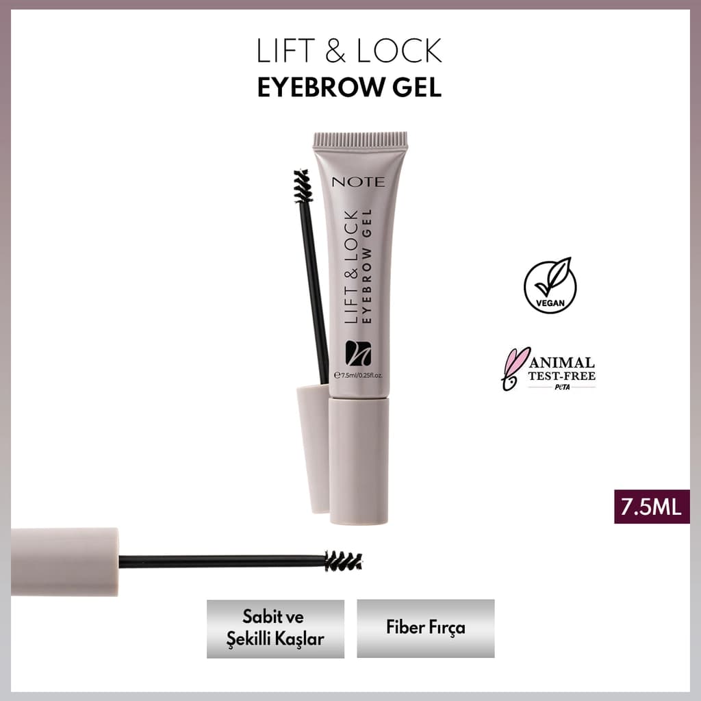Note Lift & Lock Eyebrow Gel Kaş Jeli