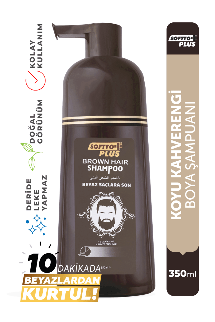 Soft To Plus Kahverengi Şampuan 350ml