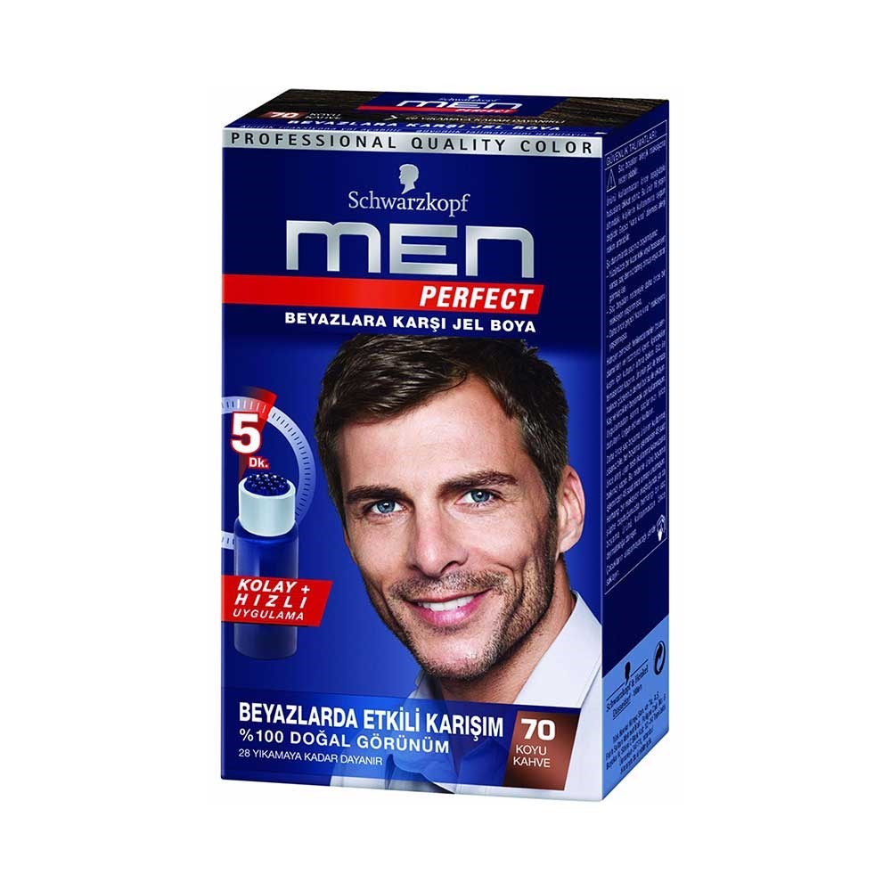 Schwarzkopf Men Perfect Saç Boyası Koyu Kahve 70