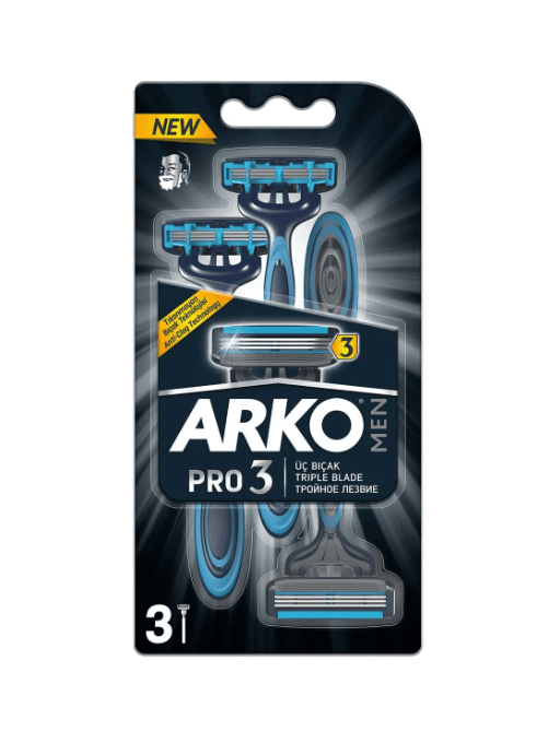 Arko Men Pro3 Tıraş Bıçağı T3 3lü