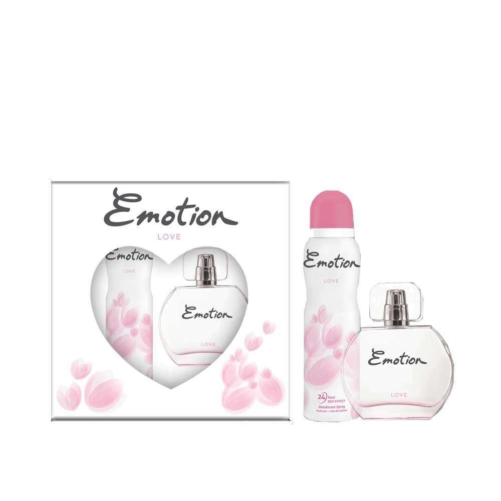 Emotion Love Kadın Parfüm Seti Edt Parfüm 50 ml + Deodorant 150 ml