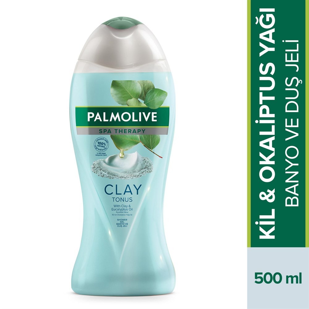 Palmolive Banyo ve Duş Jeli - Spa Therapy Clay Tonus Kil ve Gül Yağı Özlü 500 ml