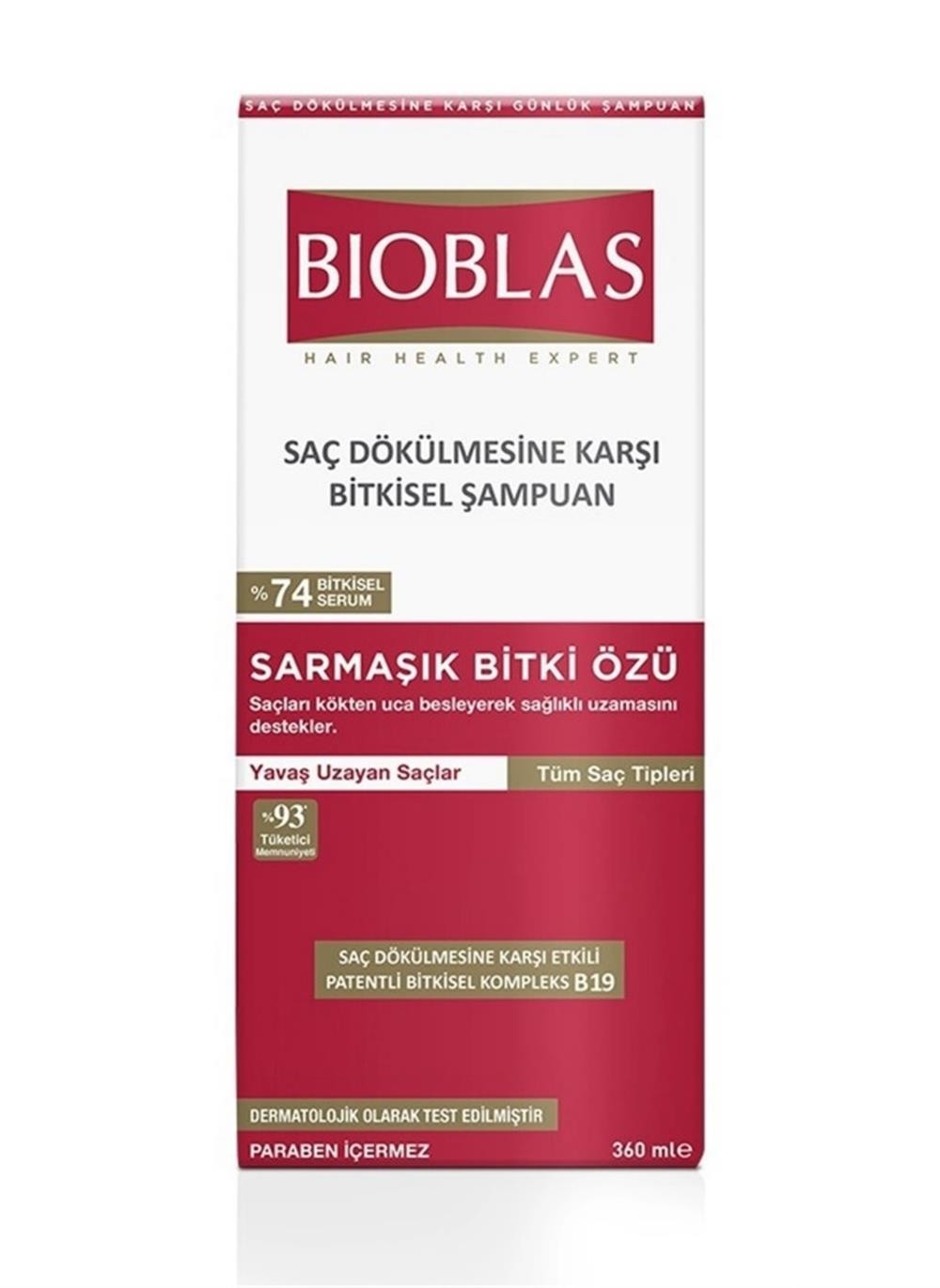 Bioblas Şampuan Phytosterol Sağlıklı Uzama Etkili 360 ml