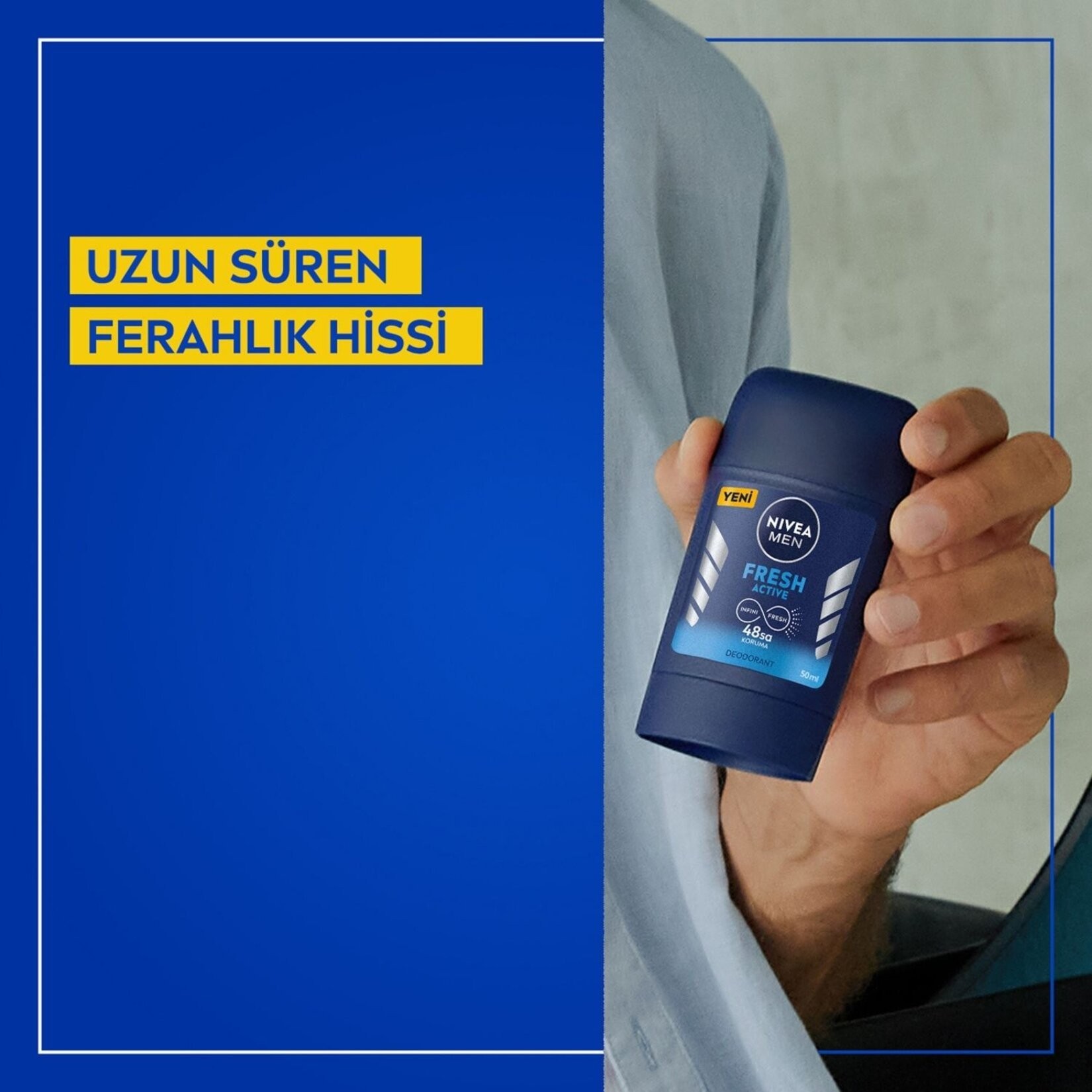 Nivea Men Stick Deodorant Fresh Active 50 ml