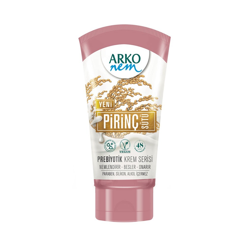 Arko Prebiyotik Krem Nemlendirici ve Koruyucu Etki Pirinç Sütü 60 ml