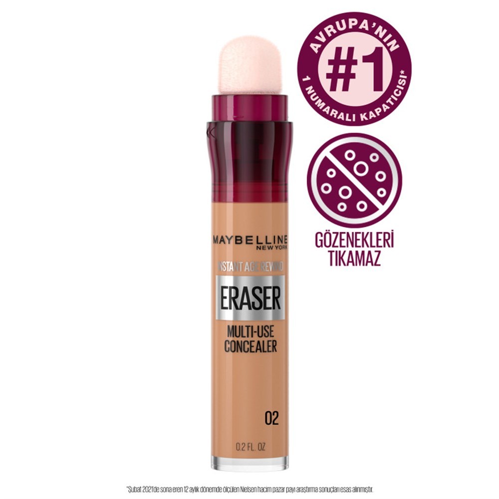 Maybelline New York Kapatıcı Instant Age Eraser Concealer 02