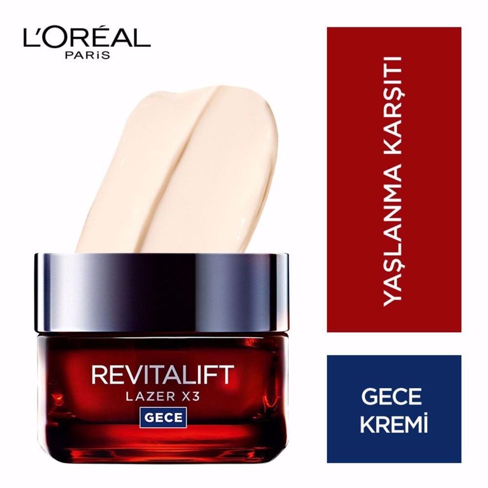 Loreal Paris Yaşlanma Karşıtı Gece Kremi - Dermo Expertise Revitalift Laser