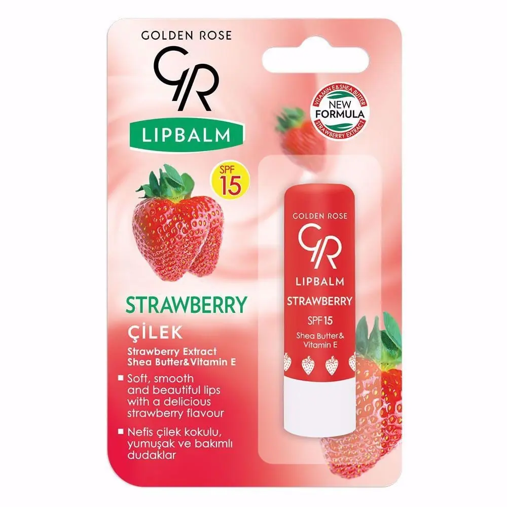 Golden Rose Dudak Balmı +Spf15 Çilekli No: 04
