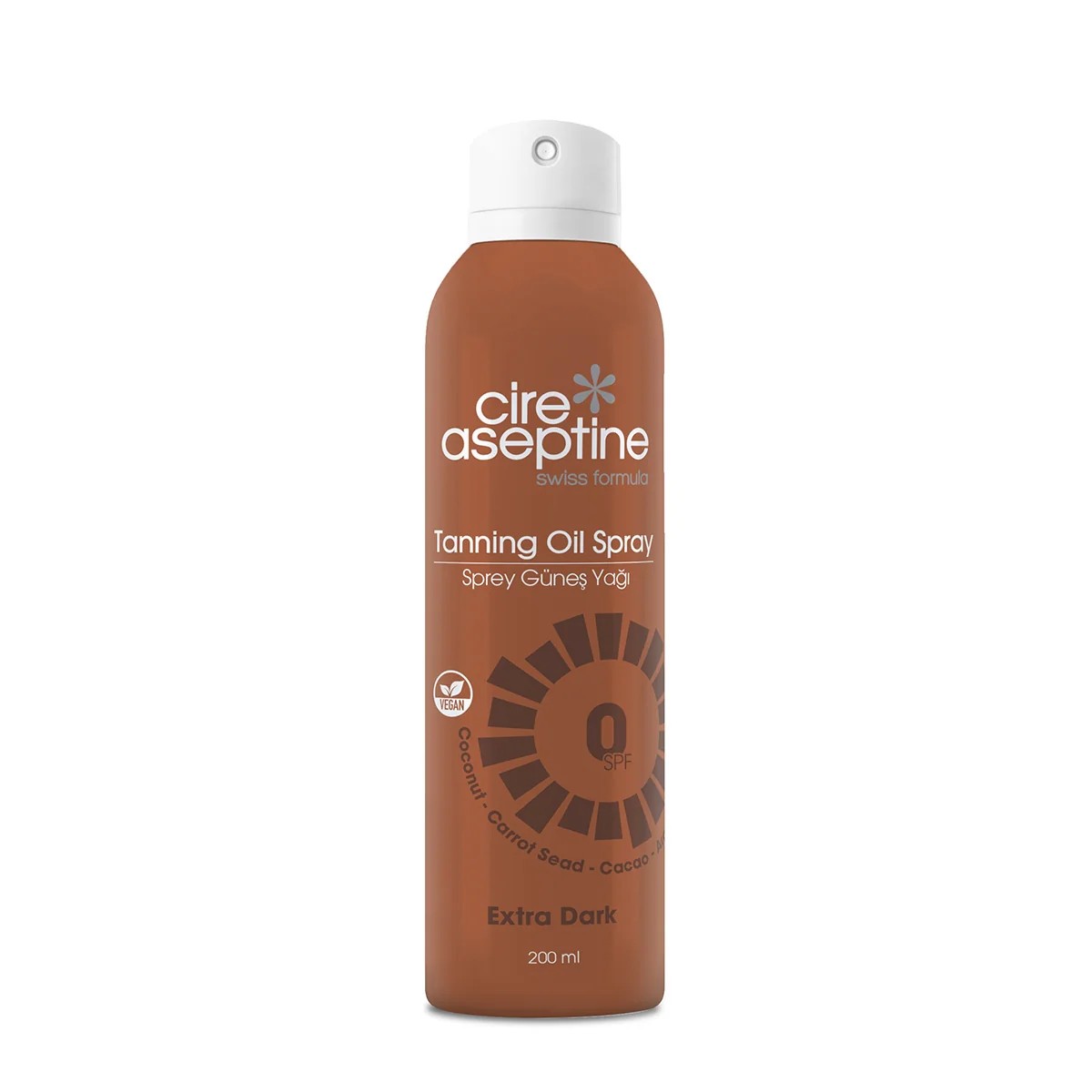 Cire Aseptine Sun Tanning Oil Sprey SPF 0