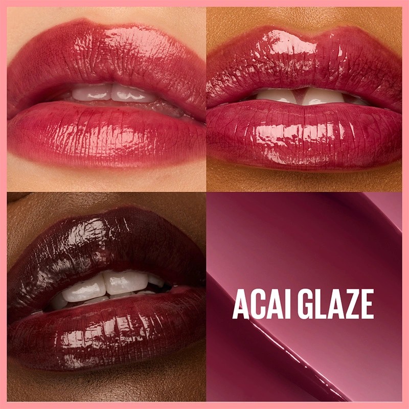 Maybelline New York Lifter Glaze Shea Yağı ve Hyalüronik Asit İçeren Renkli Dudak Balmı 08 Acai Glaze