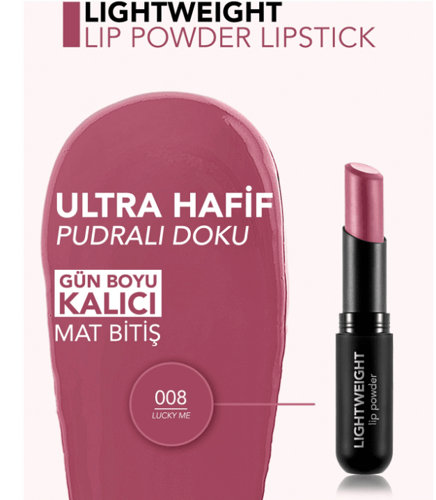 Flormar Dudak Parlatıcısı Lıghtwheıght Lip Powder 08 Lucky Me