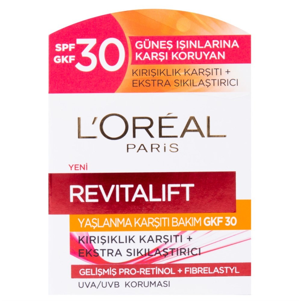 Loreal Paris Gündüz Bakım Kremi Revitalift +Spf30 Yaşlanma Karşıtı Etki 50ml