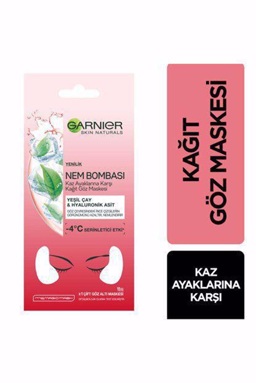 Garnier Kağıt Göz Maskesi - Kaz Ayaklarına Karşı Nem Bombası 6 gr
