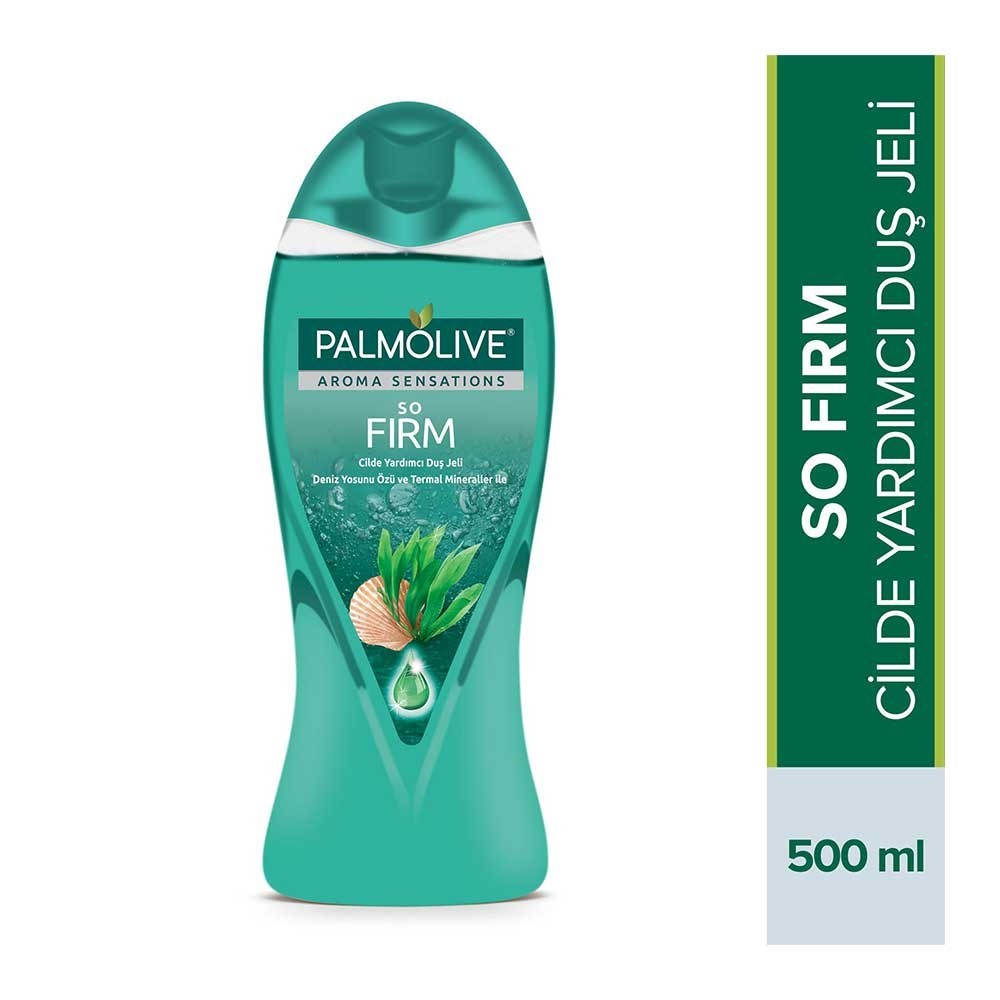 Palmolive Banyo ve Duş Jeli -Aroma Sensations So Firm Deniz Yosunu Özlü ve Termal Minerallerle Cilde Yardımcı 500 ml