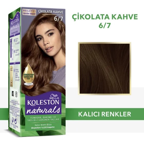 Wella Koleston Naturals Saç Boyası 6/7 Çikolata Kahve