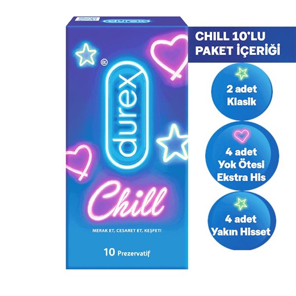 Durex Prezervatif Chill 10lu