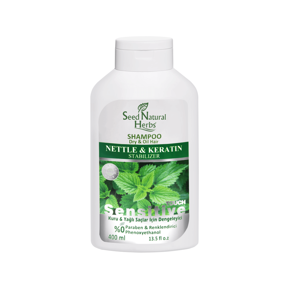 Seed Natural Herbs Isırgan Otu &amp; Keratin Şampuan 400 ml