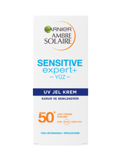 Garnier Ambre Solaıre Sensitive Expert Yüz Jel spf 50+ Güneş Kremi 50ml