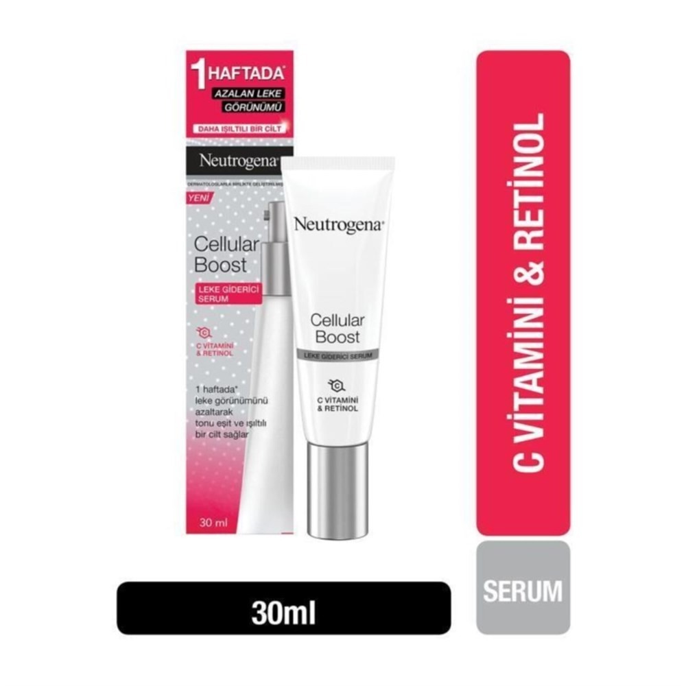 Neutrogena Cilt Serumu Cellular Boost Serum Cvitamin & Retinol Leke Karşıtı 30 ml