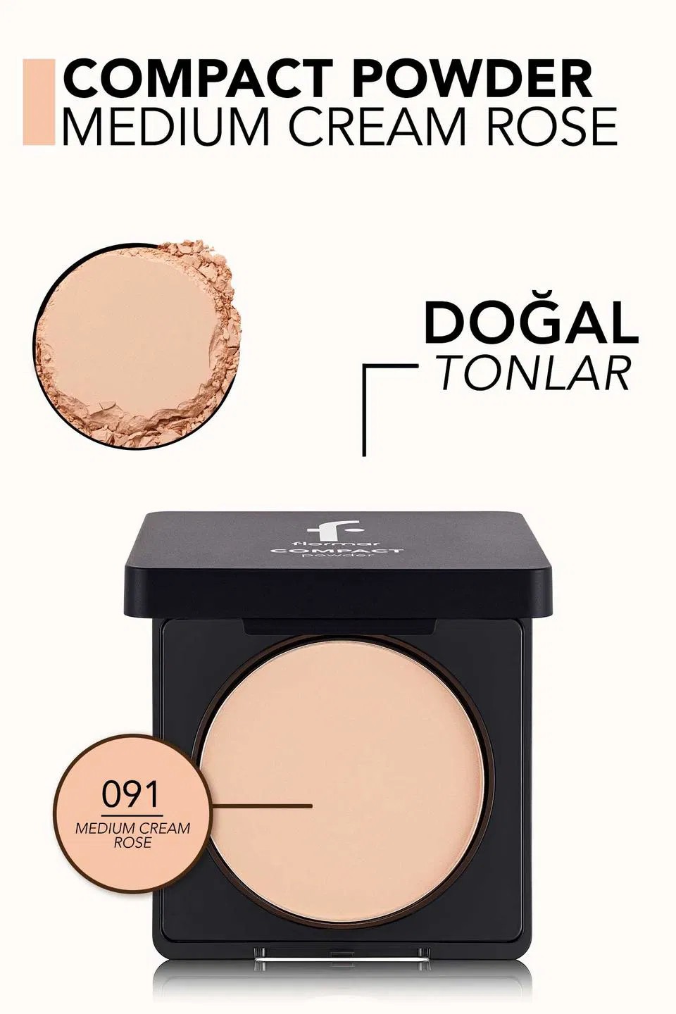 Flormar Pudra - Compact Powder 91