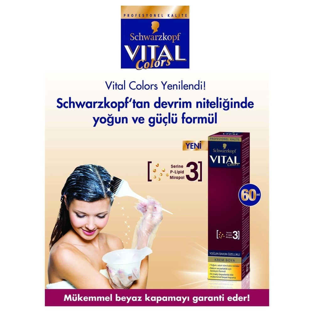 Vital Tüp Boya 6/00 Koyu Kumral