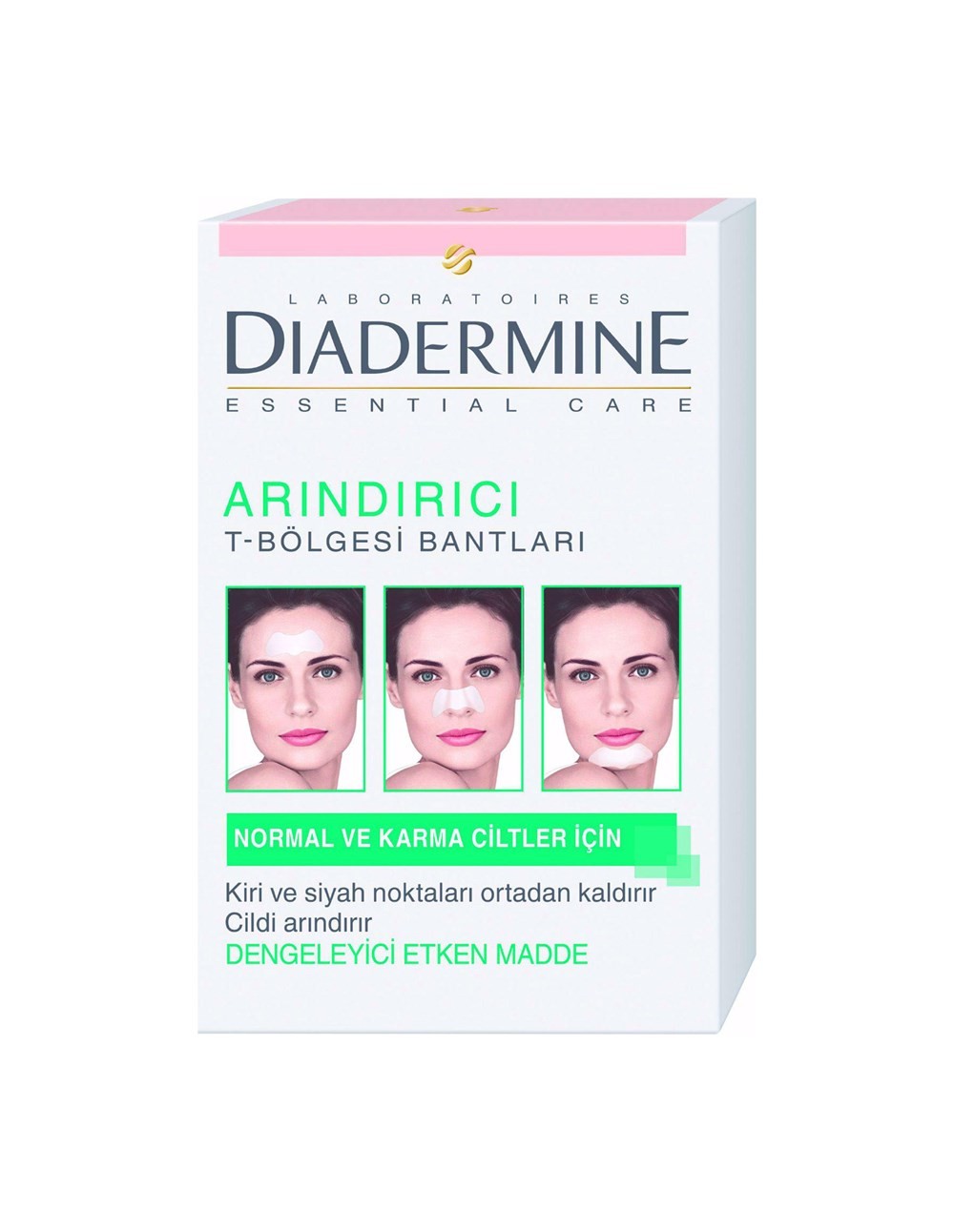 Diadermine Arındırıcı T-Bölgesi Bantları
