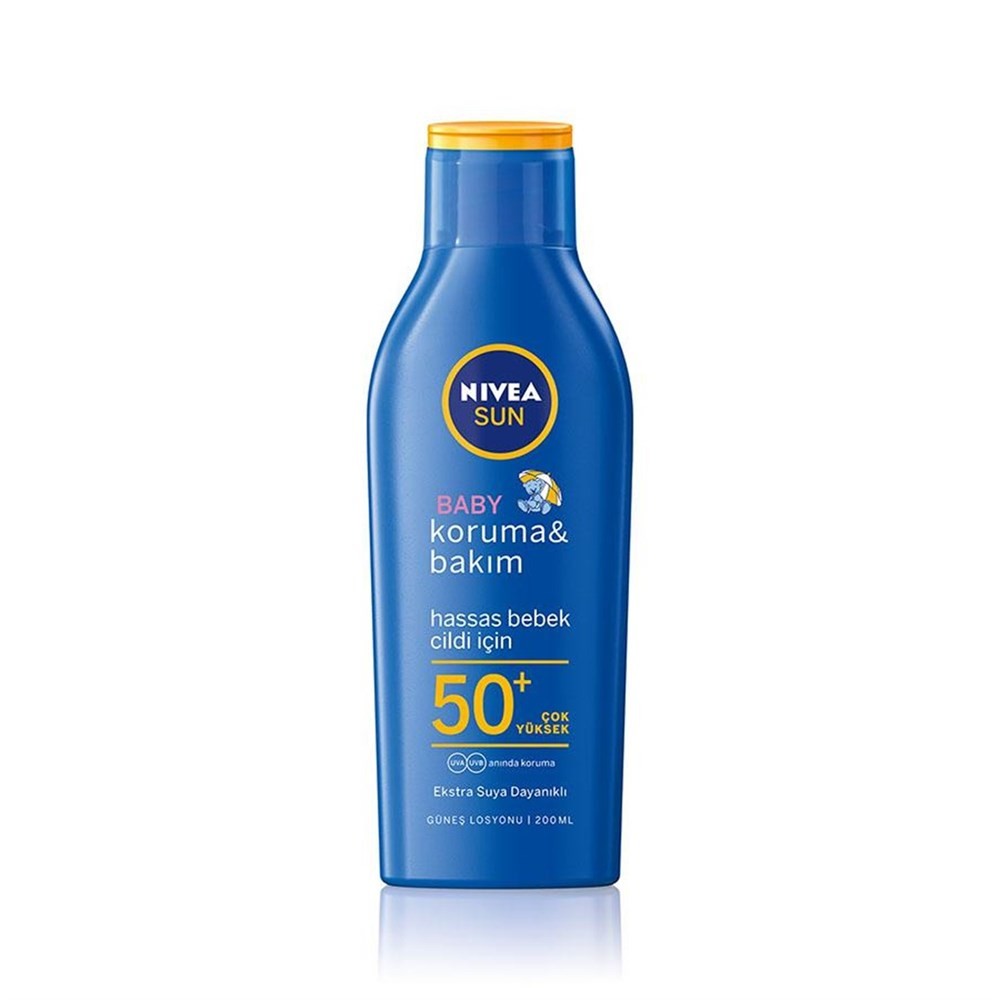 Nivea Sun Baby Koruma &amp; Bakım Yapan Güneş Sütü +50Spf 200 ml